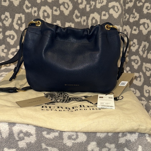 Authentic Burberry Small Bingley Derby House Check Crossbody in Blue 😍 New 😍 - Picture 17 of 17
